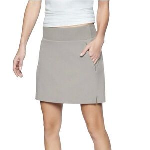 Athleta SoHo Skort Tan Gray Size 10 Athletic Golf Tennis Style 211382